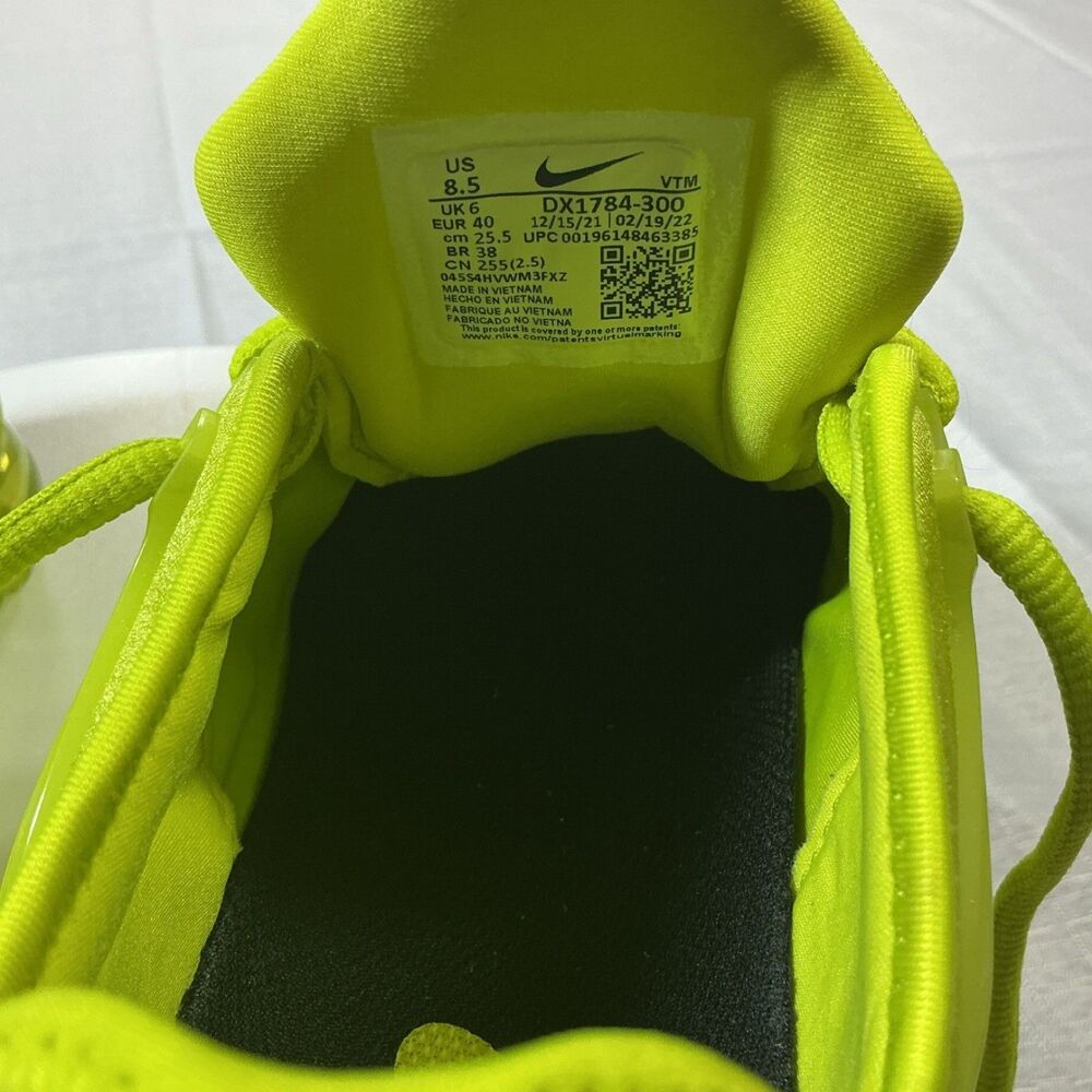 Nike Air VaporMax Plus Tennis Ball DX1784-300 Yellow Men's size 8.5 - Picture 2 of 10